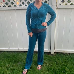 Turquoise Track Suit